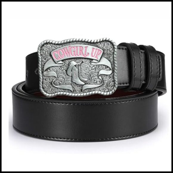 Western Cowboy Belt Buckle Zinc Alloy 3.8x2.8 Inches main image 5